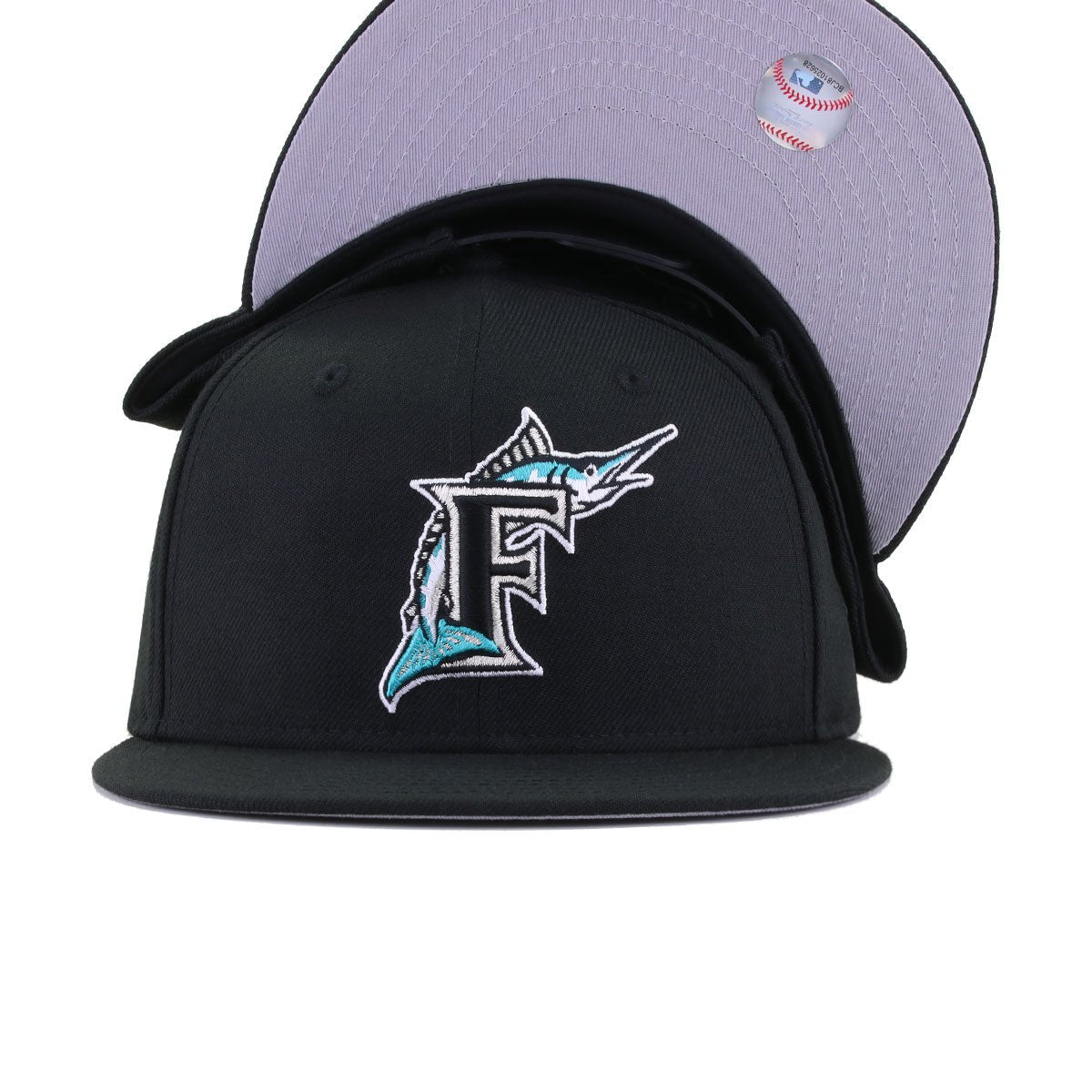 Florida Marlins Black New Era 9Fifty Snapback