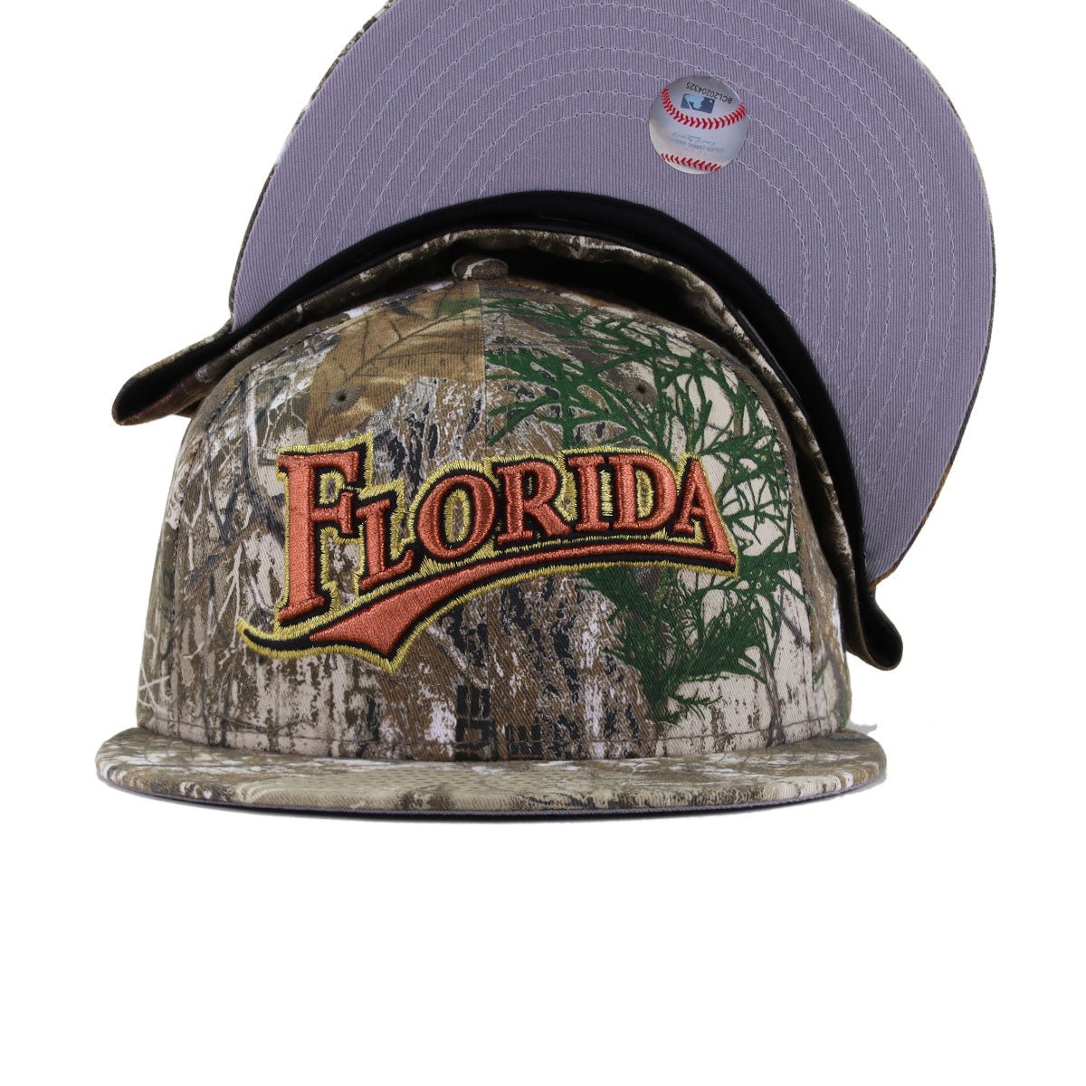 Florida Marlins Real Tree Edge Camouflage New Era 59Fifty Fitted