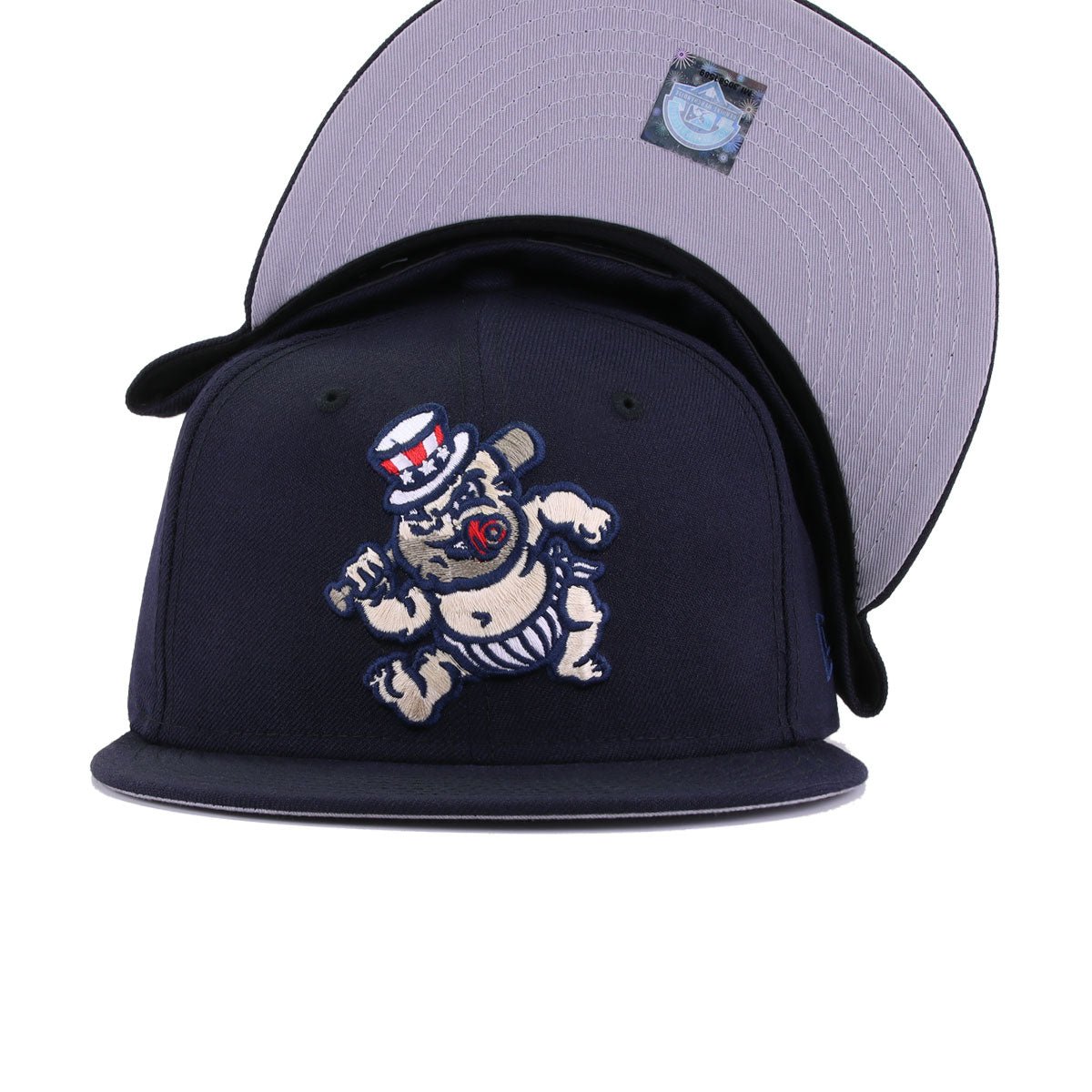 Scranton Wilkes Barre Rail Riders Navy BABY BOMBERS New Era 59Fifty Fitted