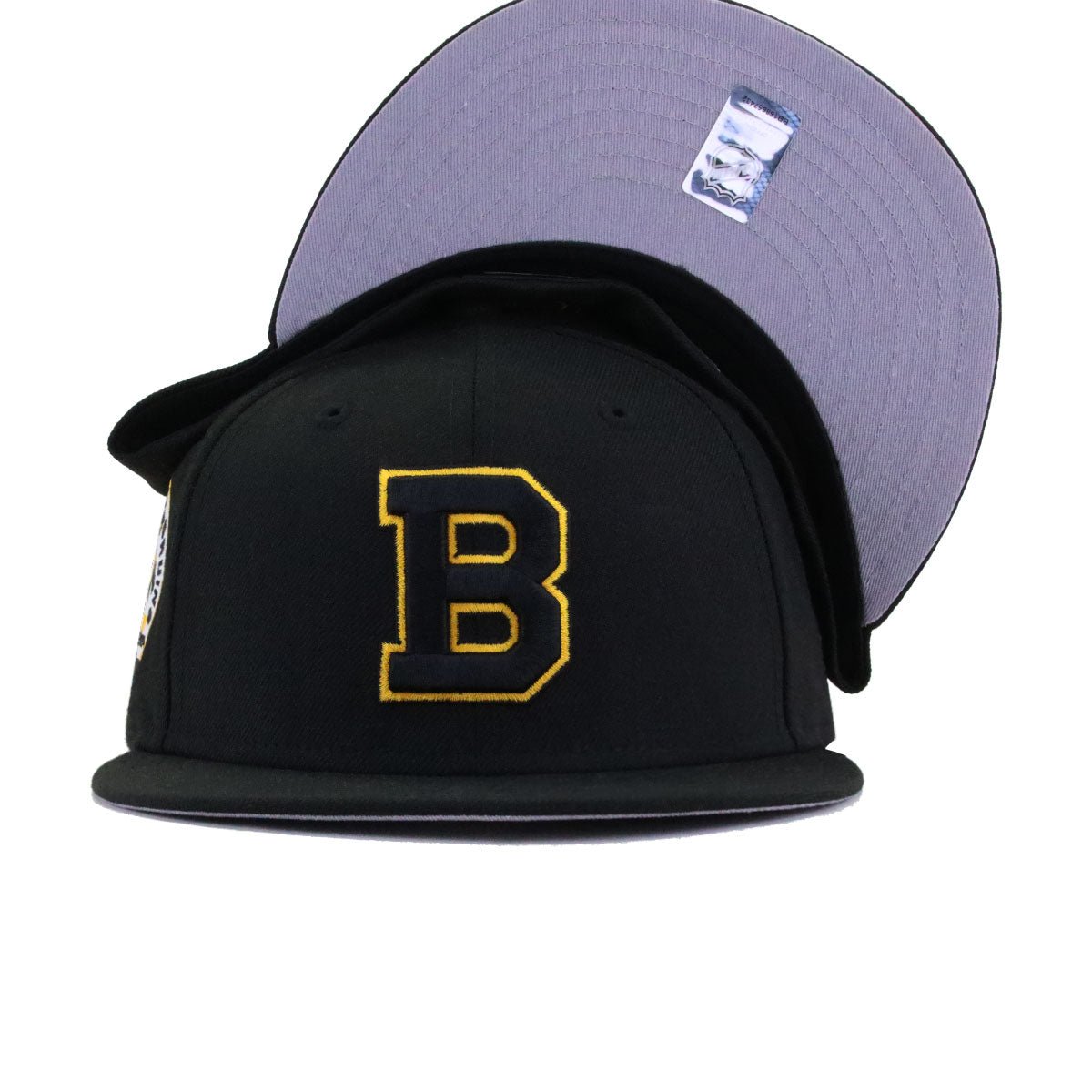 Boston Bruins Black 50th Anniversary New Era 59Fifty Fitted