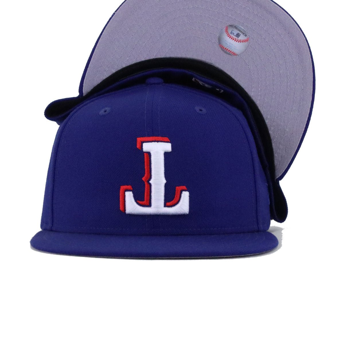 Texas Rangers Dark Royal Blue Upside Down New Era 59Fifty Fitted