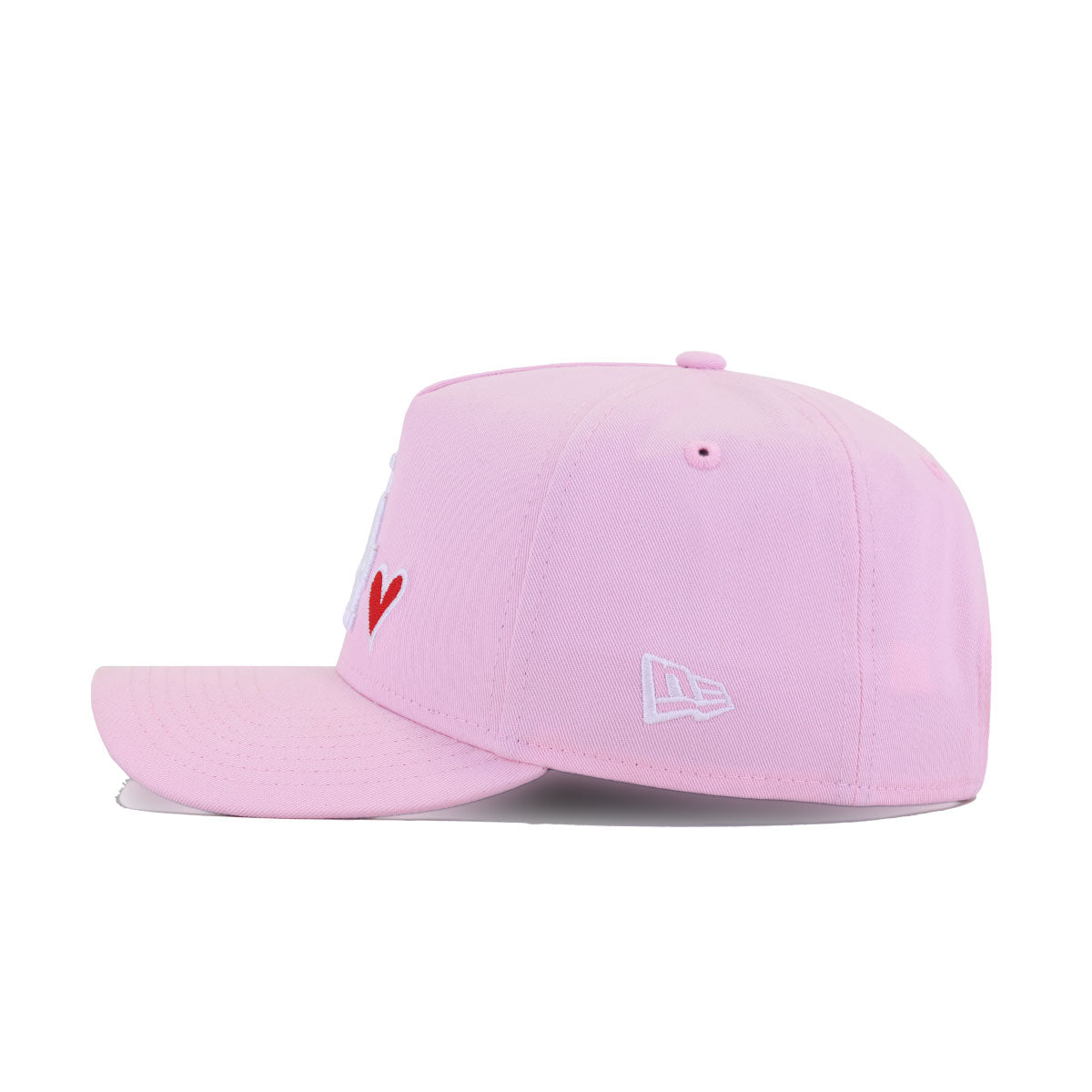 Los Angeles Dodgers Pink HEART New Era 9Forty A-Frame Snapback