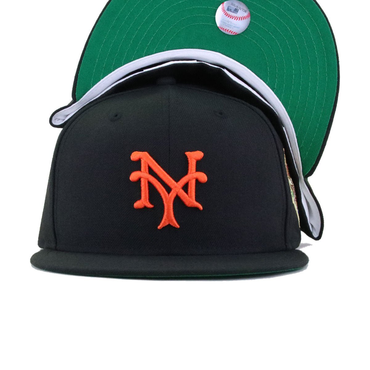 New York Giants Black 1933 World Series Cooperstown Green Bottom New Era 59Fifty Fitted