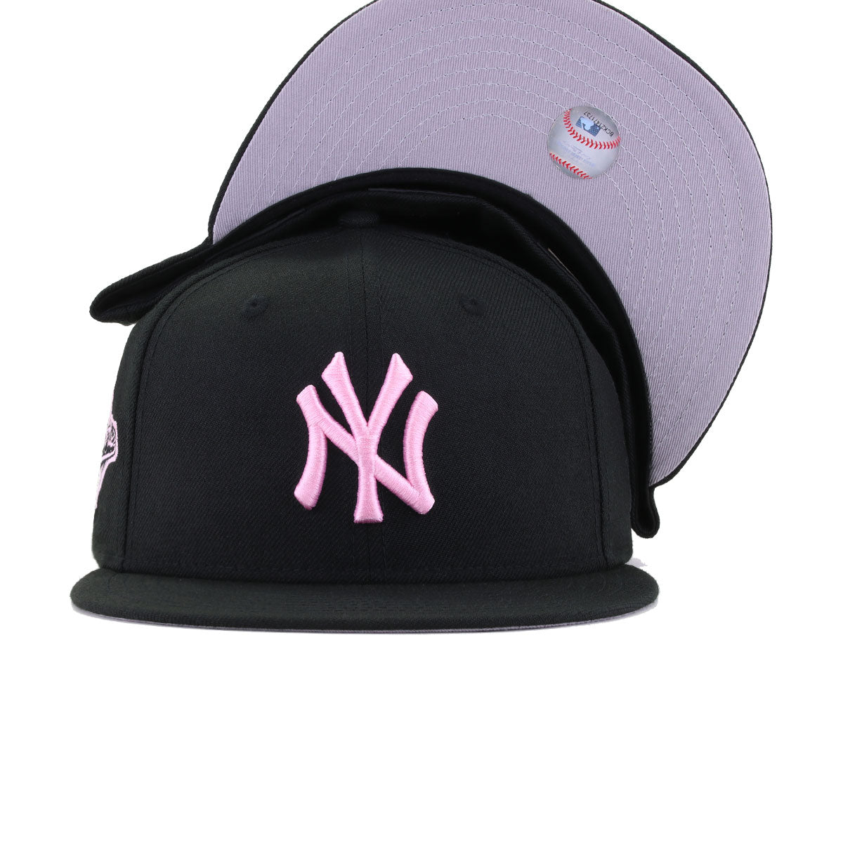 New York Yankees Black PINK 1996 World Series New Era 59Fifty Fitted