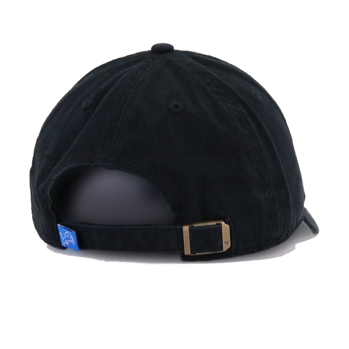 Detroit Lions Black 47 Brand Clean Up Dad Hat
