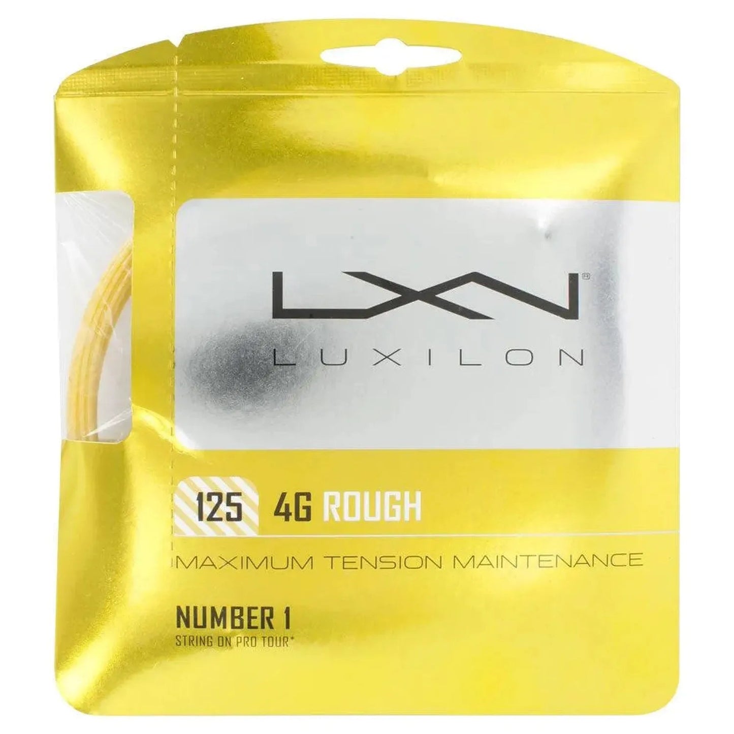 4G Rough 125 17G Tennis String GoldTienda Tennis
