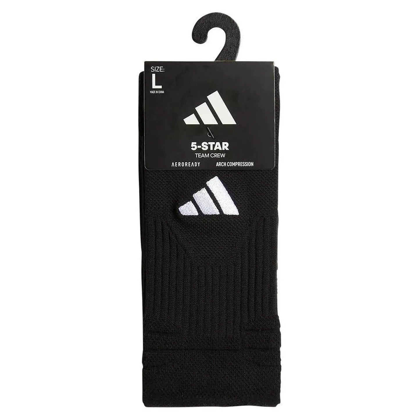 5 - Star Team 2.0 Crew Socks Black and WhiteTienda Tennis