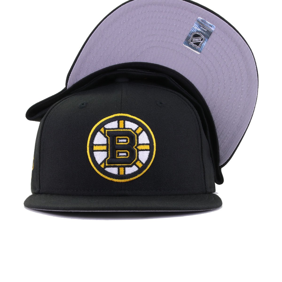 Boston Bruins Black New Era 59Fifty Fitted