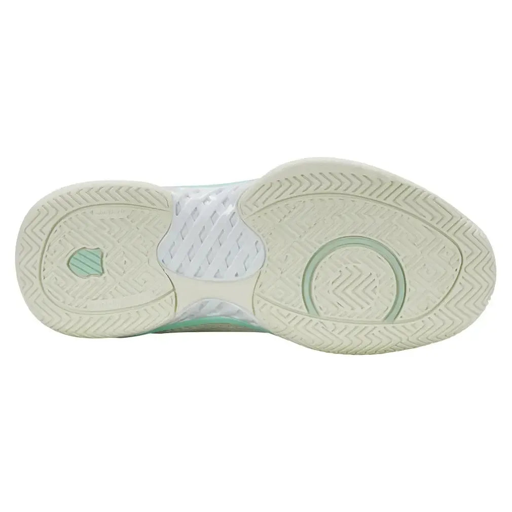 Women's Express Light D Width Pickleball Shoes Ice and Honeydew