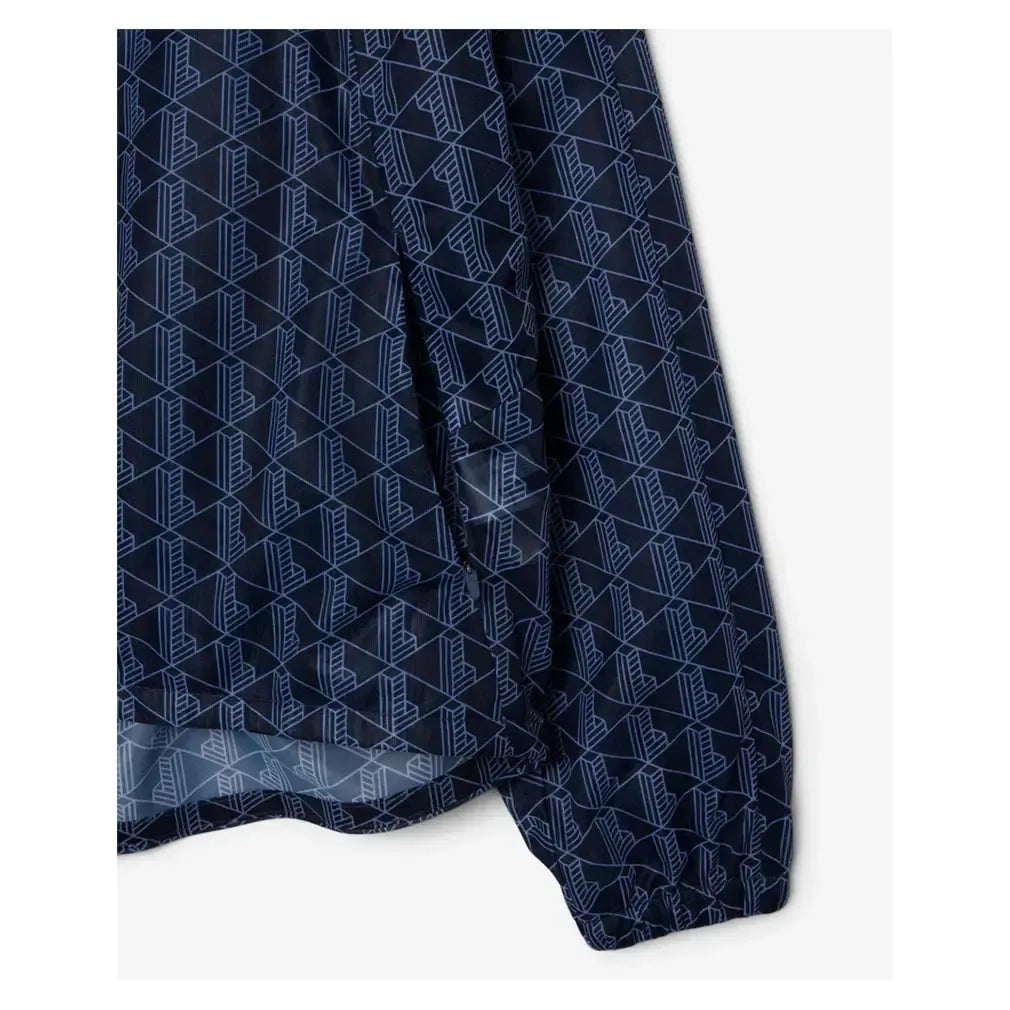 Women's Core Performance Monogram Tennis Jacket Navy Blue and Delphinium