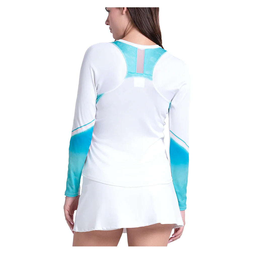 Women's Sun Beat Long Sleeve Tennis Top White