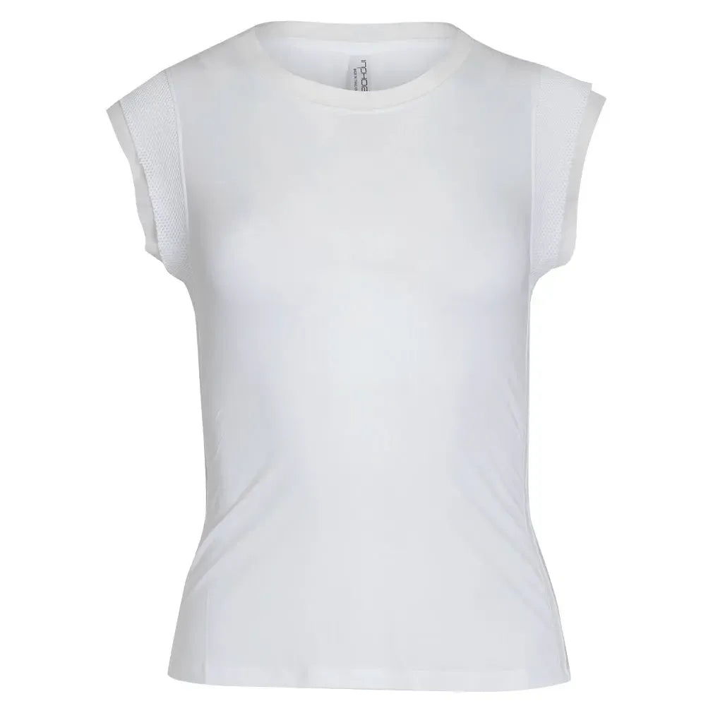 Women's Eva Tennis Tank White-Apparel-Inphorm-F25014-001F25-Tennis Express