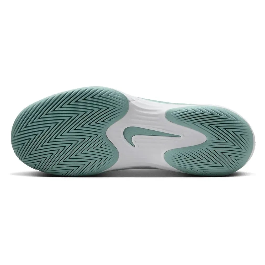 Women's Zoom Vapor 12 Tennis Shoes White and Mint Foam