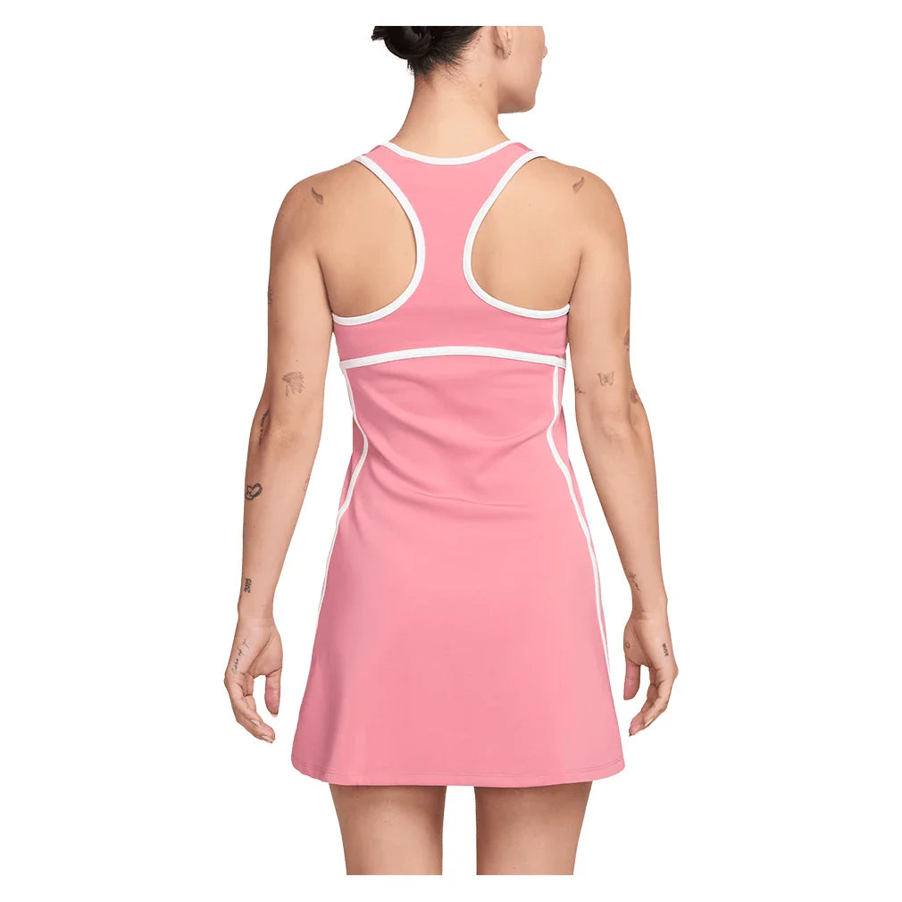 Women's Court Dri-FIT Advantage Novelty Tennis Dress Peony and White