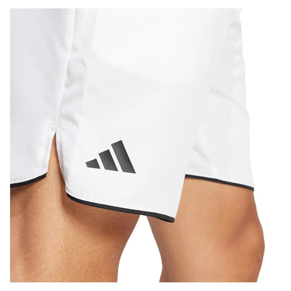 Men's Club 9in Tennis Short White