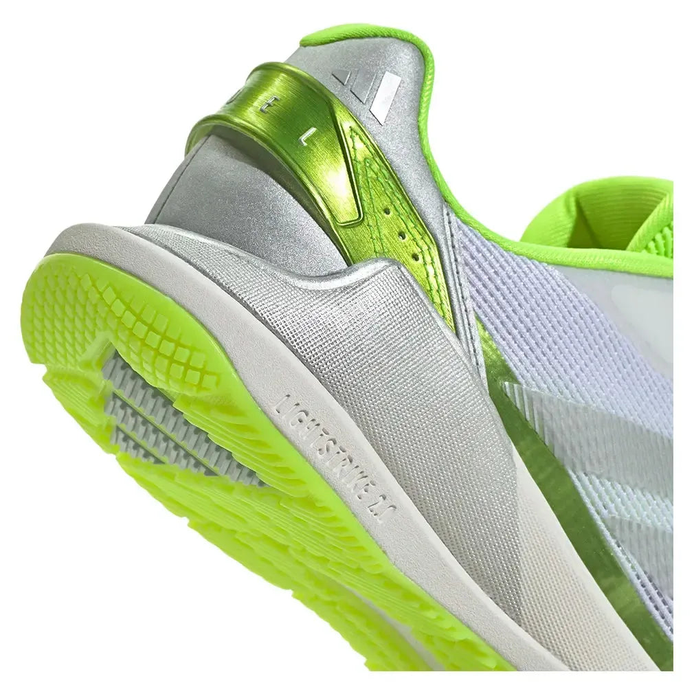 Women's Crazyquick LS Padel Shoes Lucid Lemon and Silver Metallic