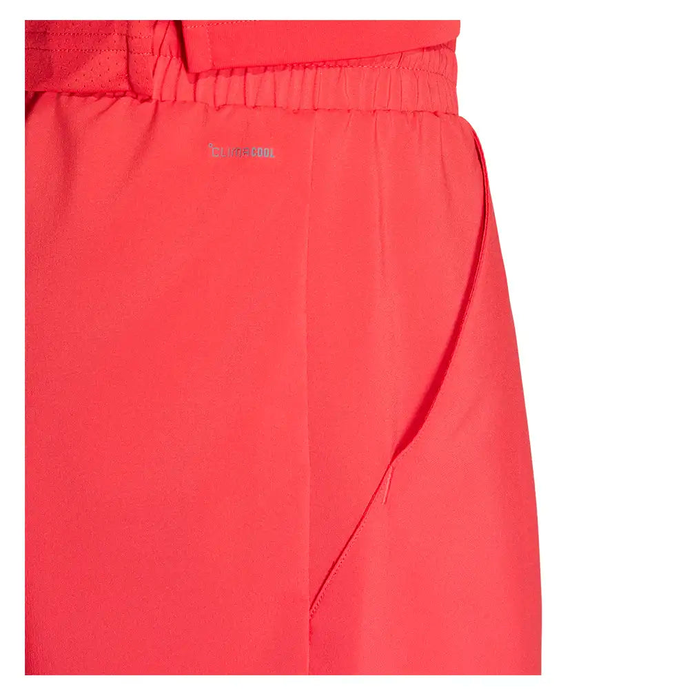 Men's Club 9 Inch 3 Stripe Shorts Pure Ruby
