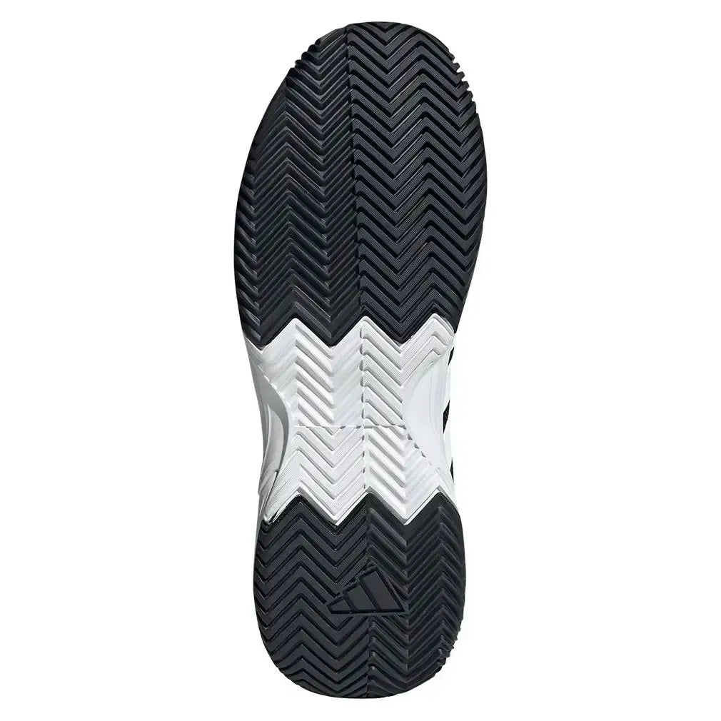 Men's GameCourt 2 Tennis Shoes Core Black and Silver Metallic