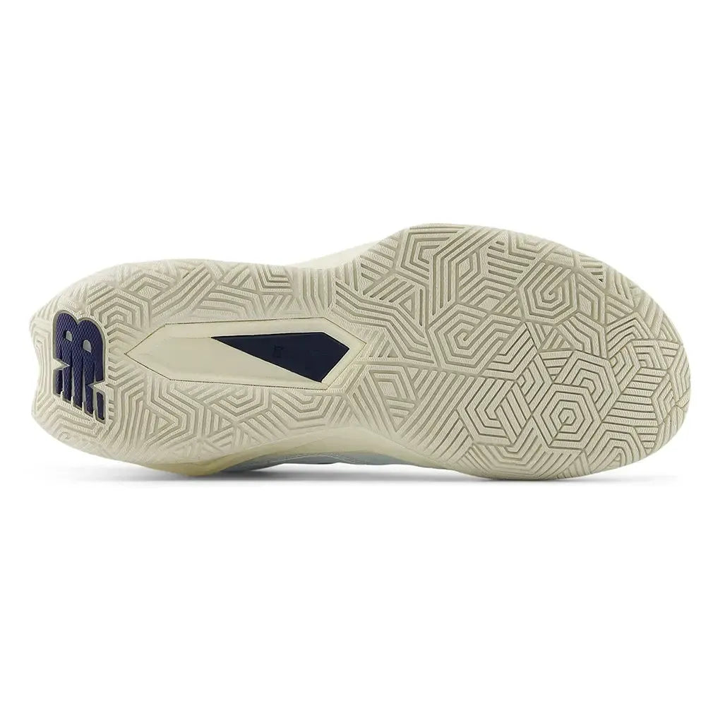 Men's FuelCell Delray 2E Width Tennis Shoes White and Navy