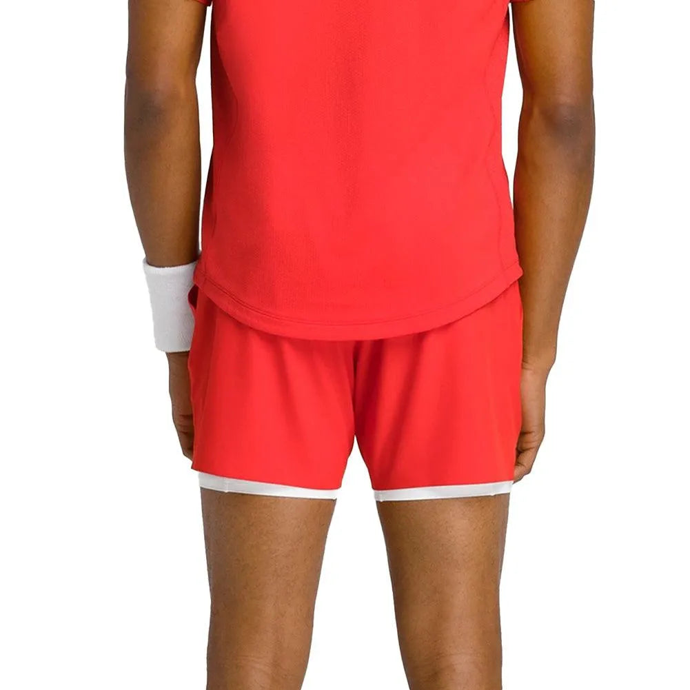 Men's 7 inch Unlined Tournament V2 Tennis Short Infrared