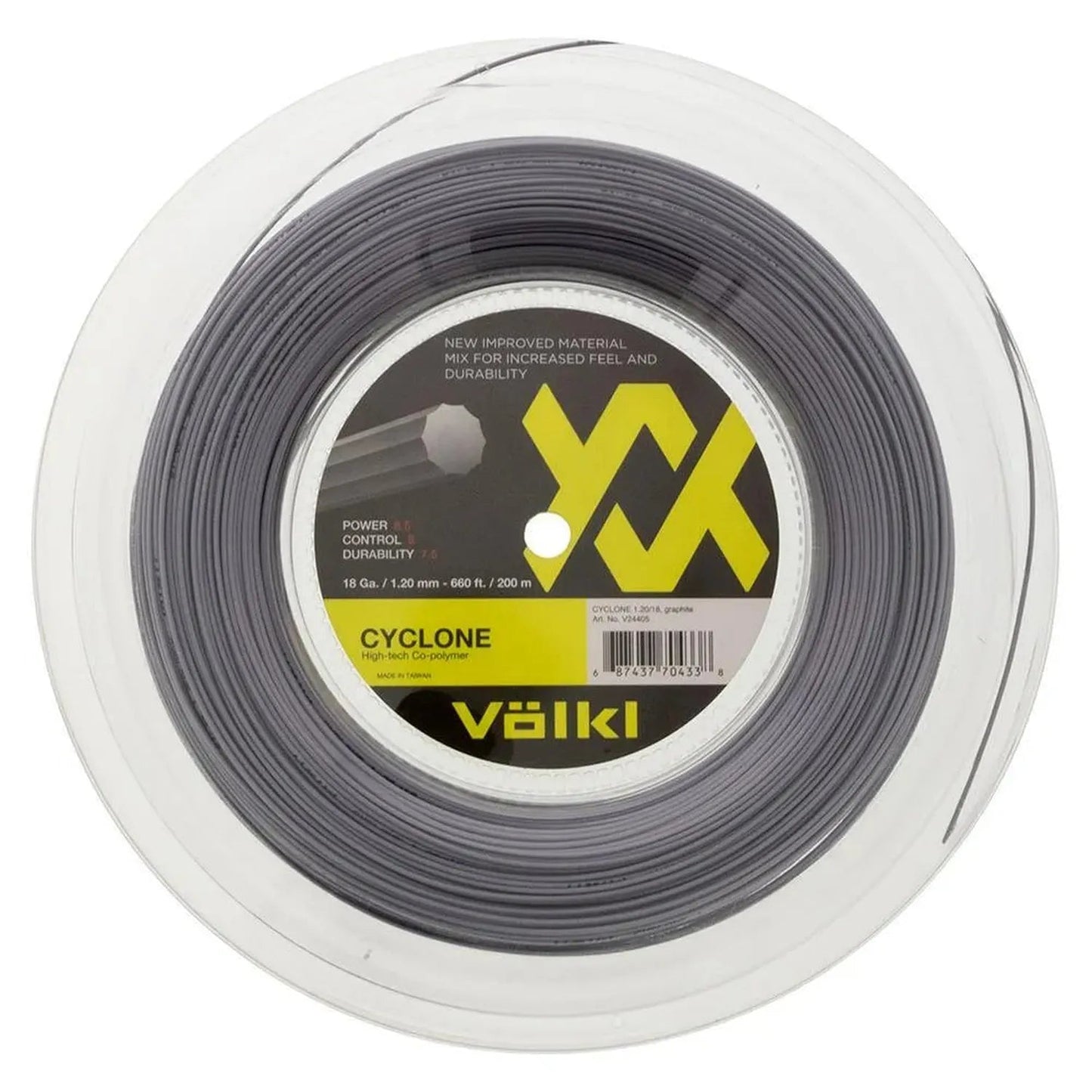 Cyclone 18g Tennis Reel GraphiteTienda Tennis