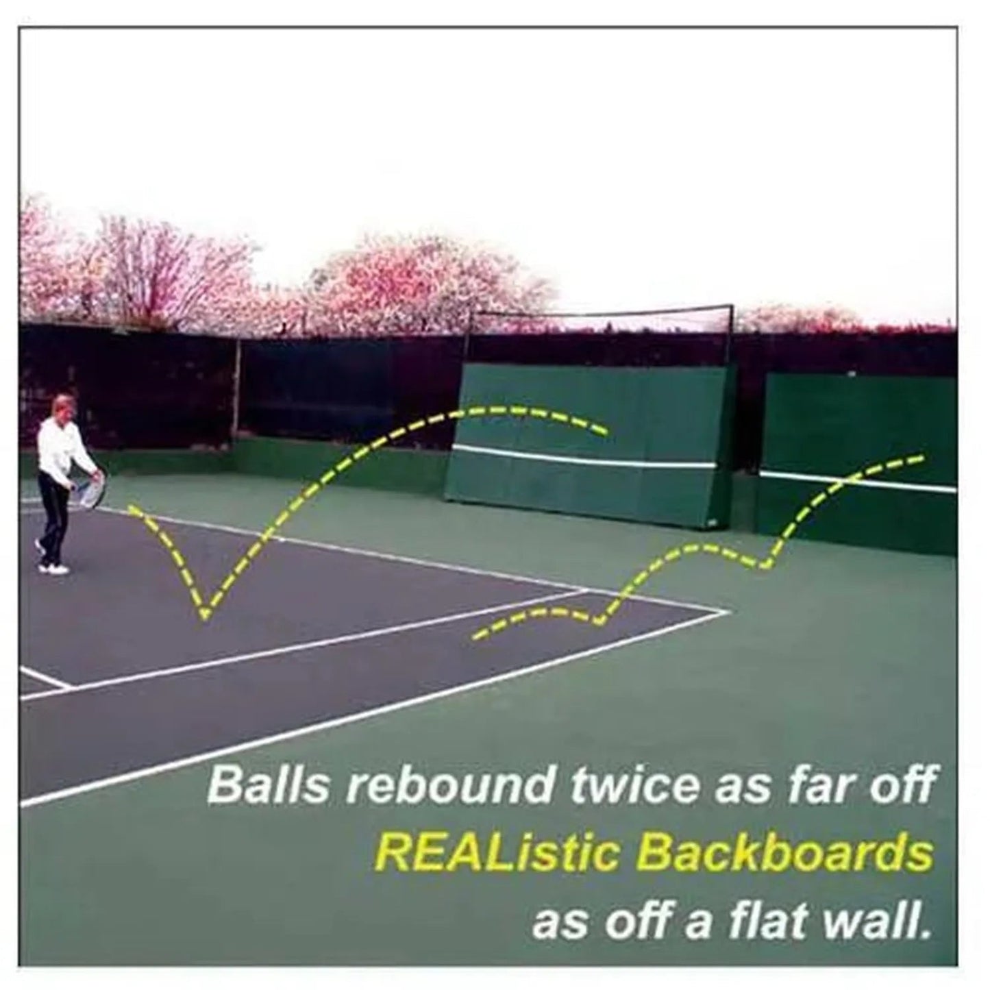 DUAL - CURVED BACKBOARD 8X12Tienda Tennis