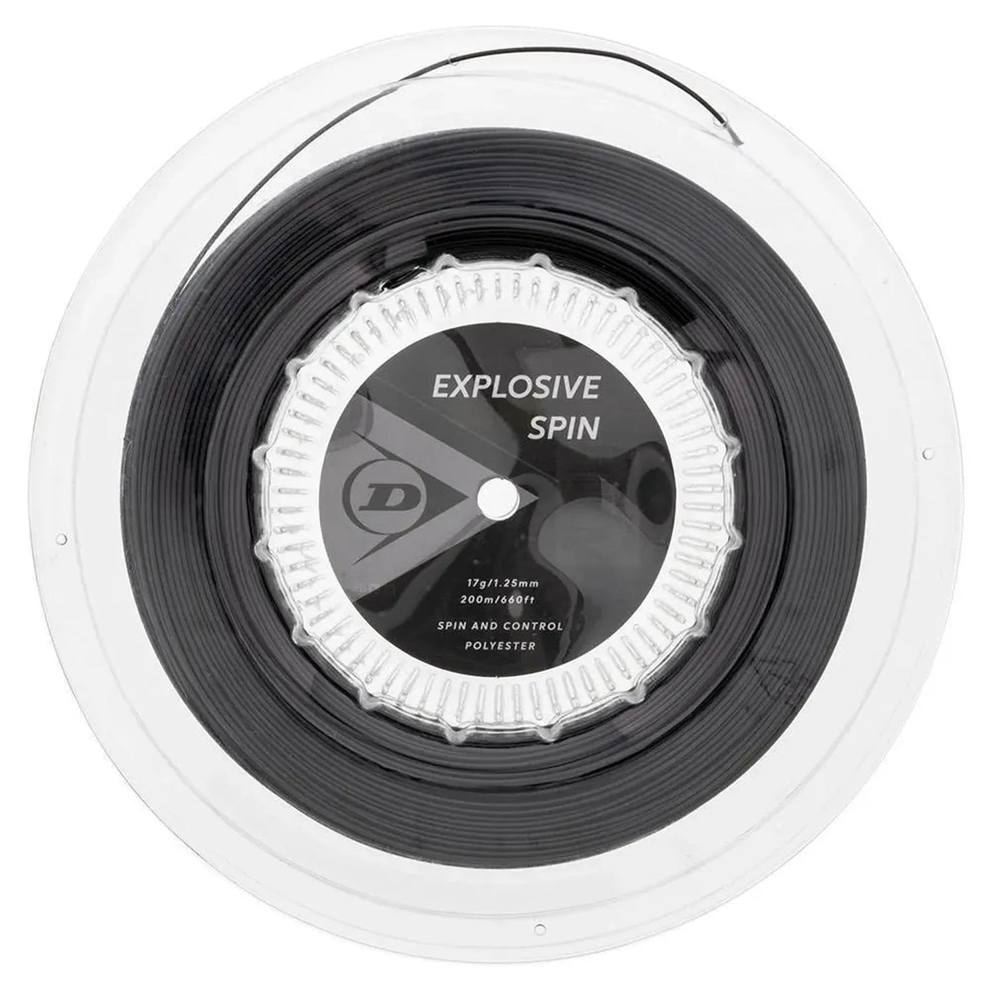 Explosive Spin Black 17G Tennis String ReelTienda Tennis