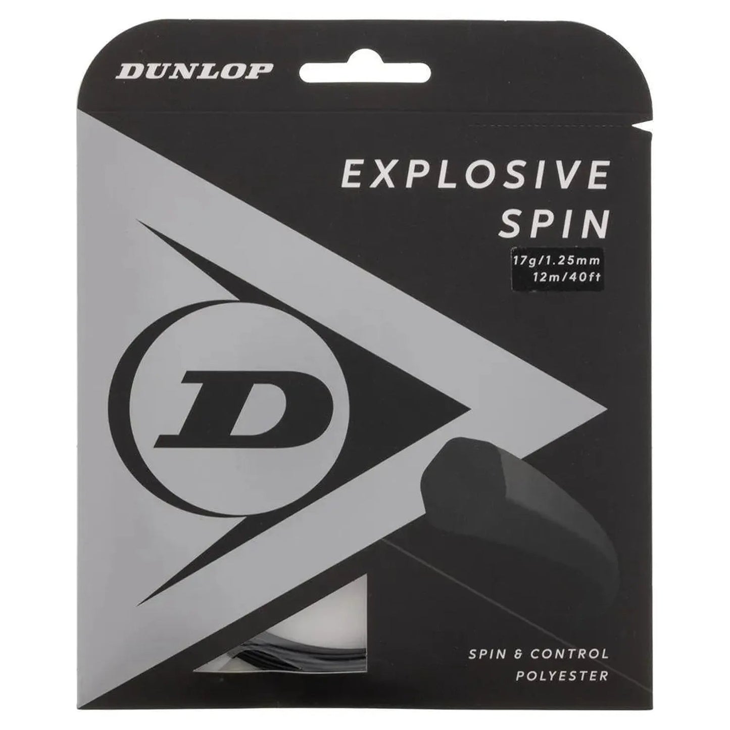 Explosive Spin Black 17G Tennis StringTienda Tennis