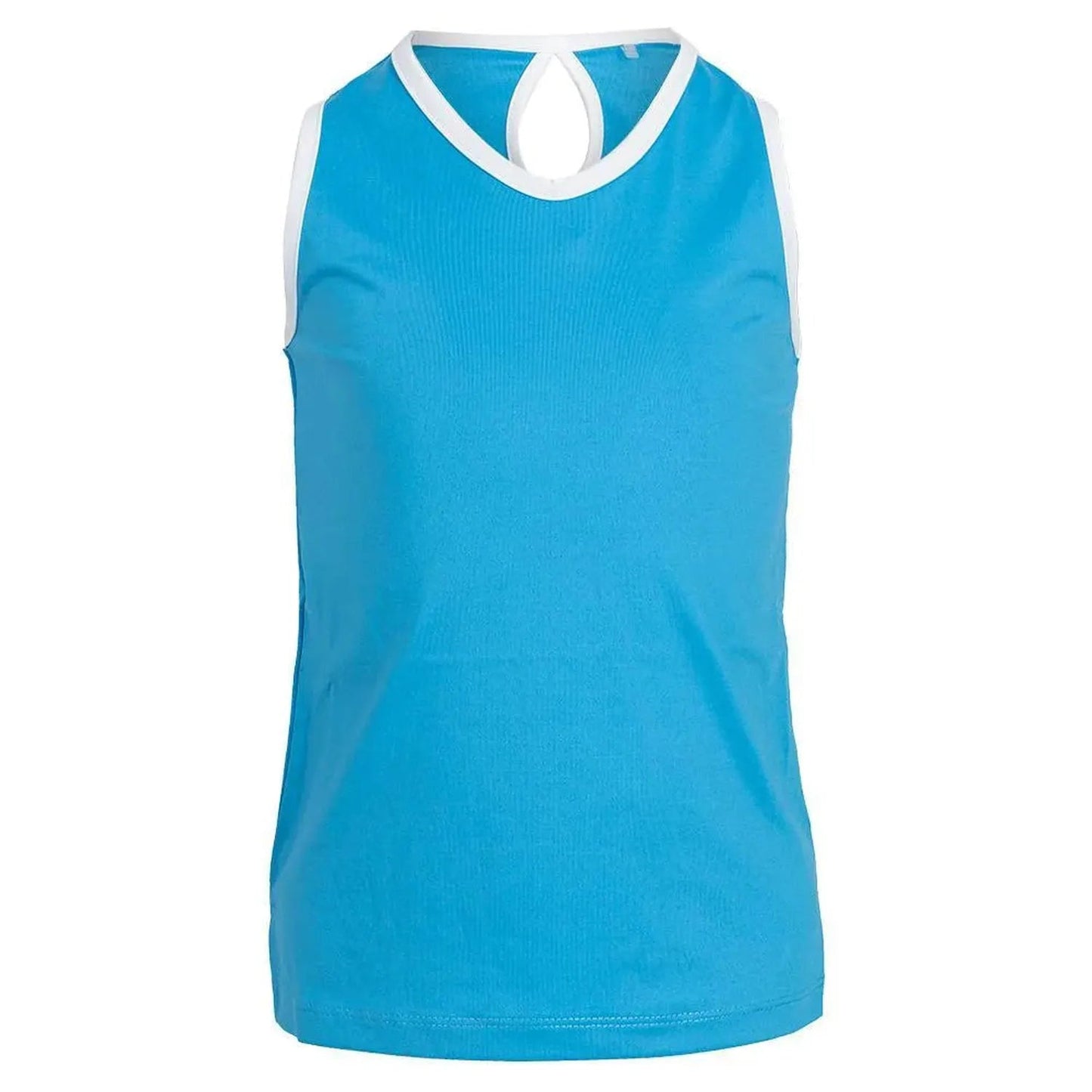 Girl's Keyhole Back Tennis Tank AquaTienda Tennis