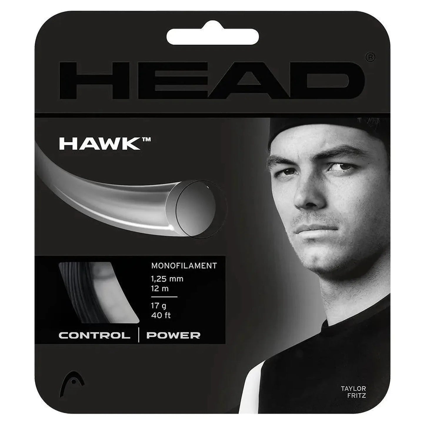 Hawk 17G Tennis String BlackTienda Tennis