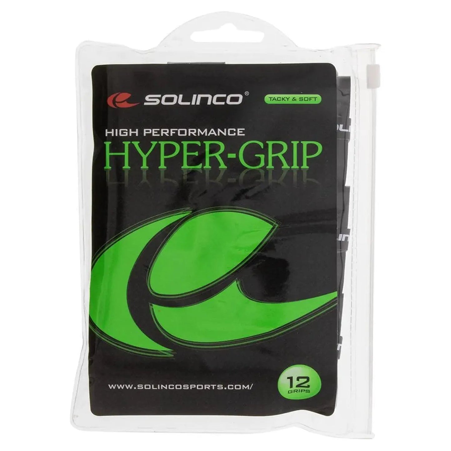 Hyper Extra Tacky Tennis Over Grip Black 12 PackTienda Tennis