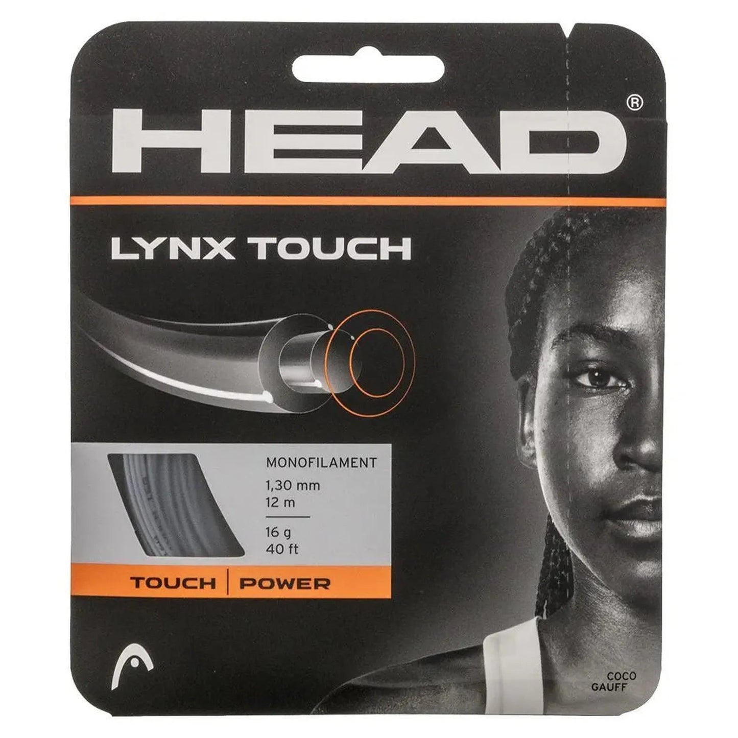 Lynx Touch Tennis String Transparent BlackTienda Tennis