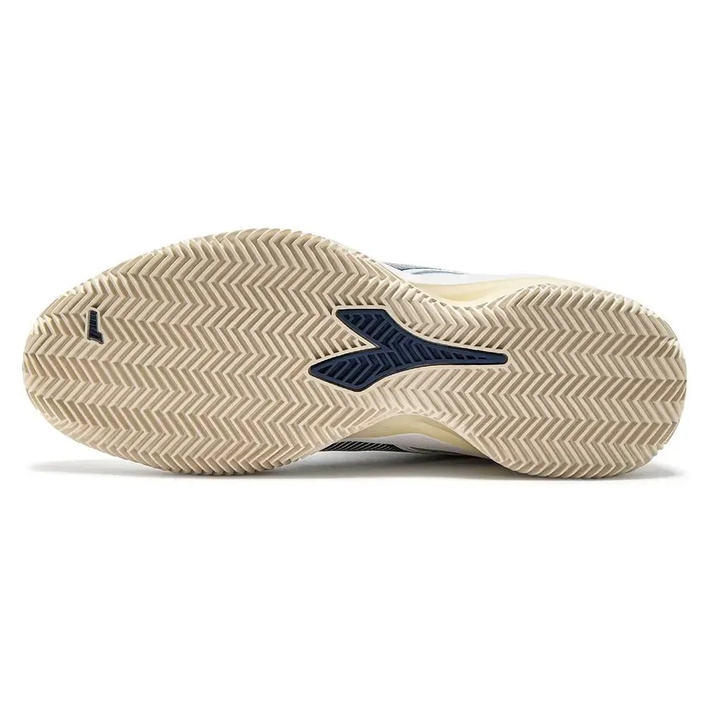 Men's Blueshield Torneo 3 Clay Tennis Shoes Whisper White and Ensign BlueTienda Tennis