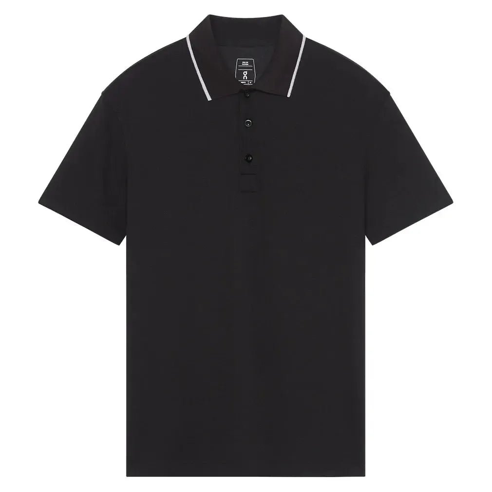 Men's Courtside Tennis Polo BlackTienda Tennis