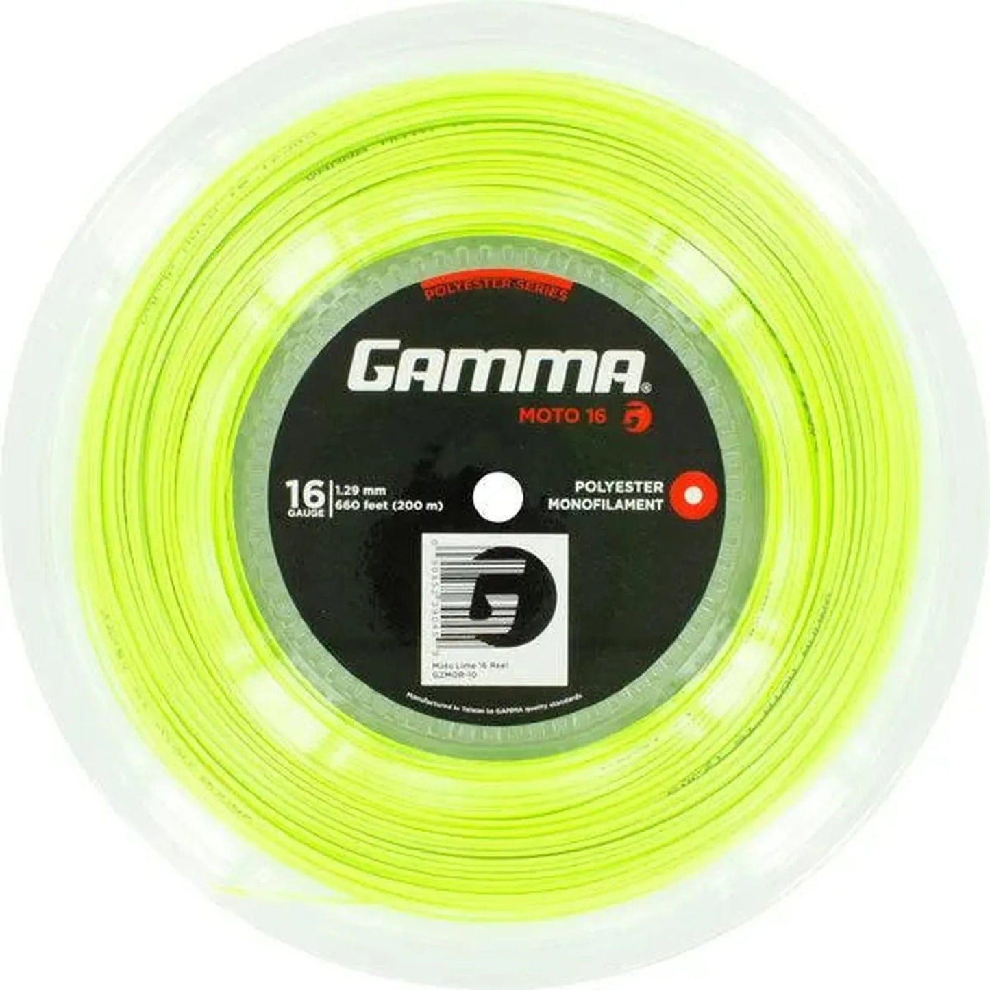 Moto 16G Tennis String Reel LimeTienda Tennis