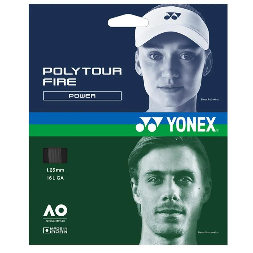 POLYTOUR FIRE 125 Tennis String BlackTienda Tennis