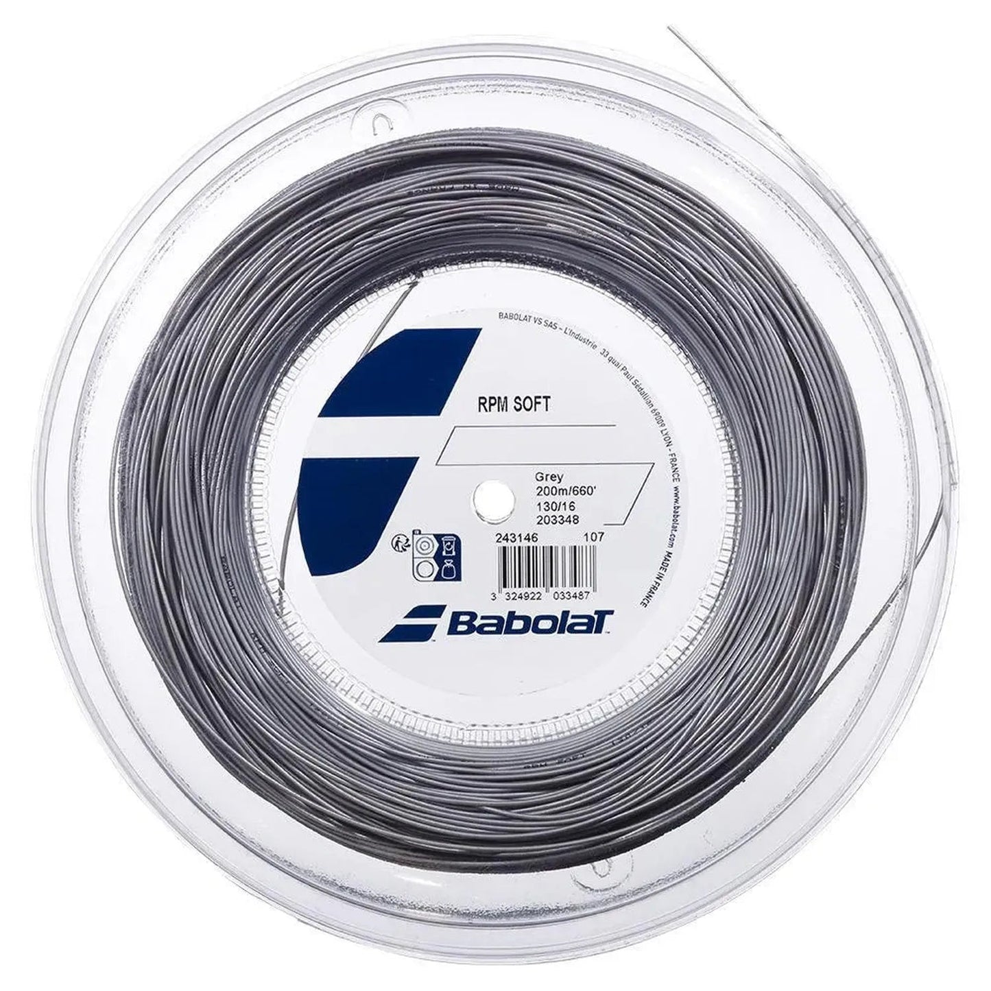 RPM Soft Tennis String Reel GreyTienda Tennis