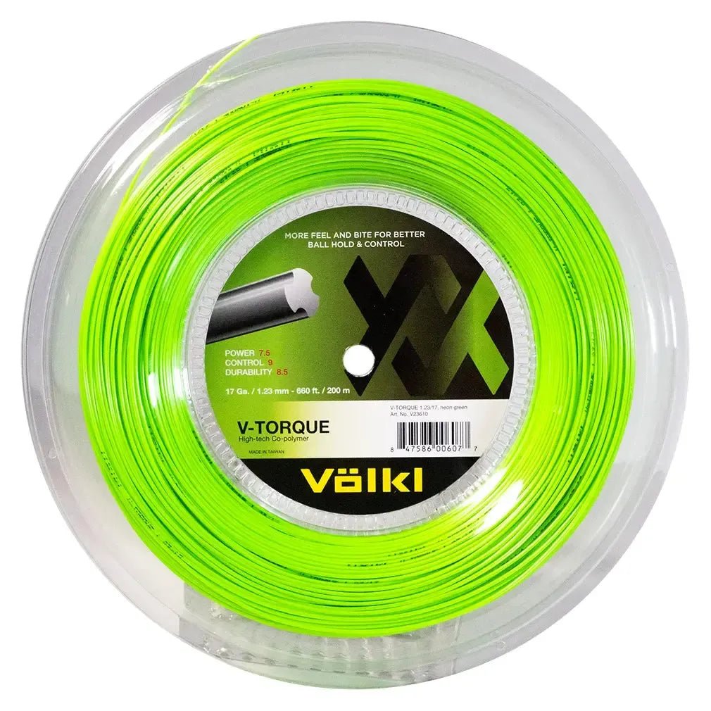 V - Torque 17G Tennis String Reel Neon GreenTienda Tennis