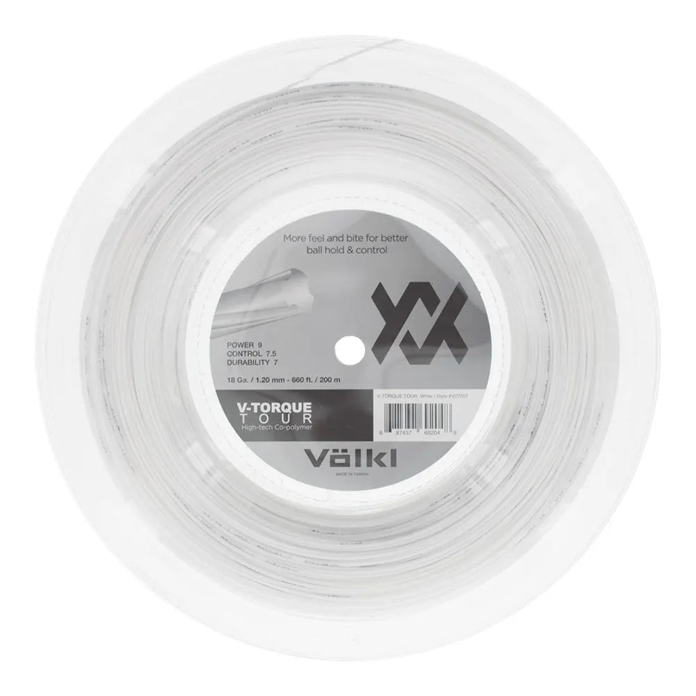 V - Torque Tour Tennis String Reel WhiteTienda Tennis