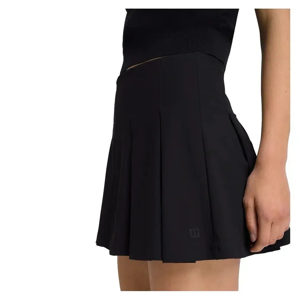 Women's Classic Pleated Mini Tennis Skort BlackTienda Tennis