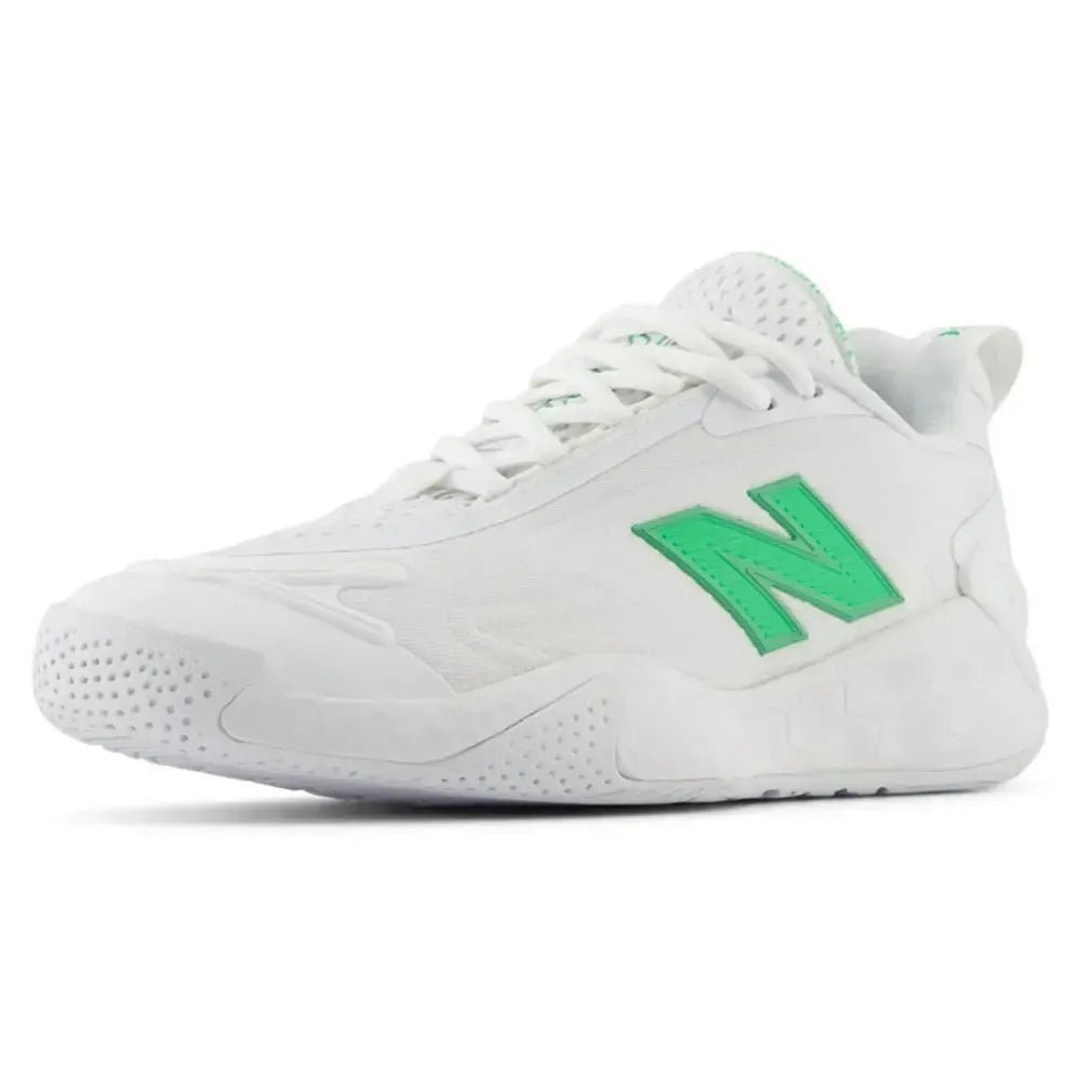 Women's Fresh Foam X CT - Rally B Width Tennis Shoes White and Green AppleTienda Tennis