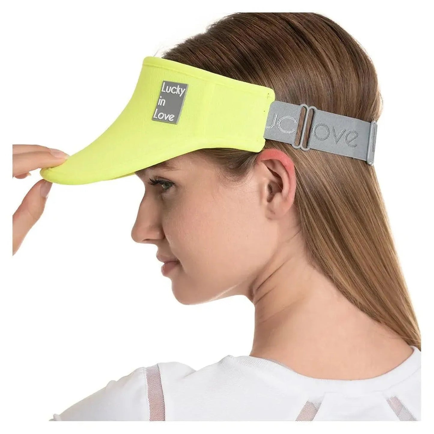 Women's Lucky Logo Stretch Tennis VisorTienda Tennis