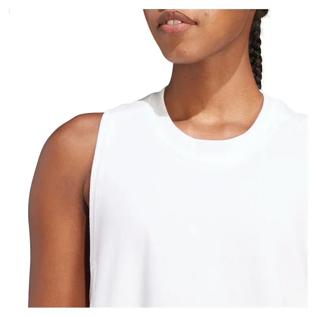 Women's Stella McCartney Logo Tank Top WhiteTienda Tennis