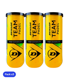 Balls  Dunlop Team Padel (Pack x3)