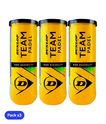 Balls  Dunlop Team Padel (Pack x3)