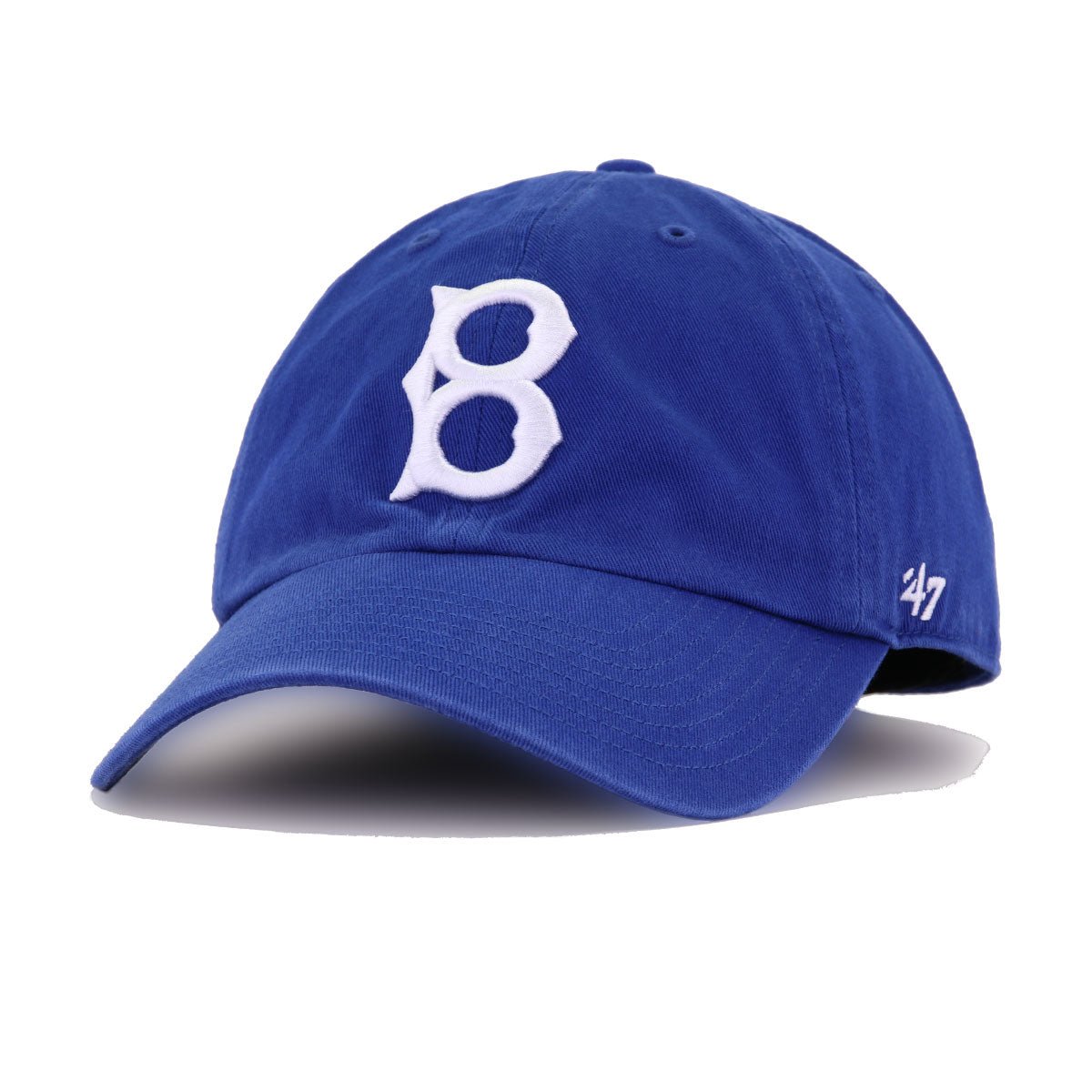 Brooklyn Dodgers Light Royal Blue 47 Brand Clean Up Dad Hat