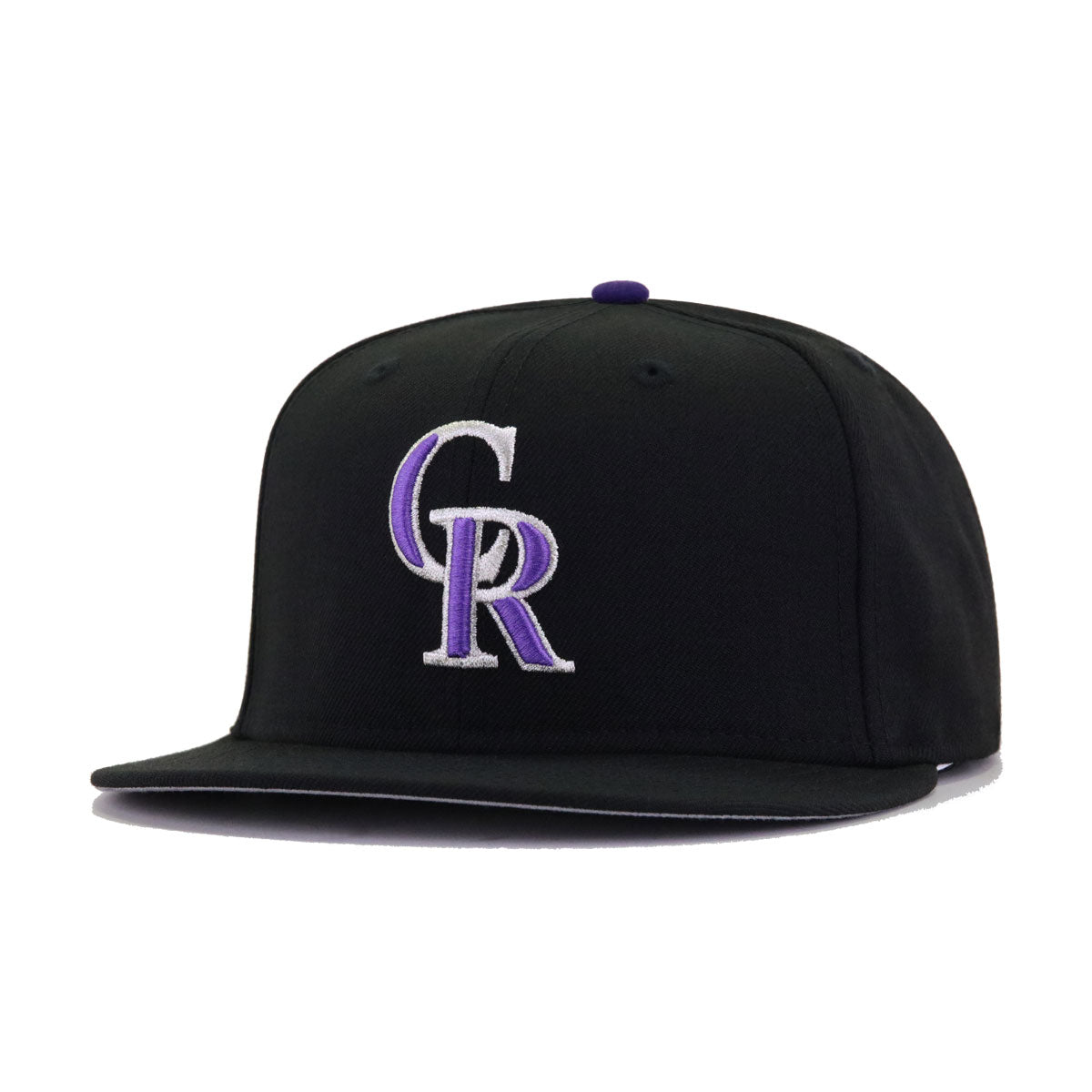 Colorado Rockies Black Cooperstown AC New Era 59Fifty Fitted