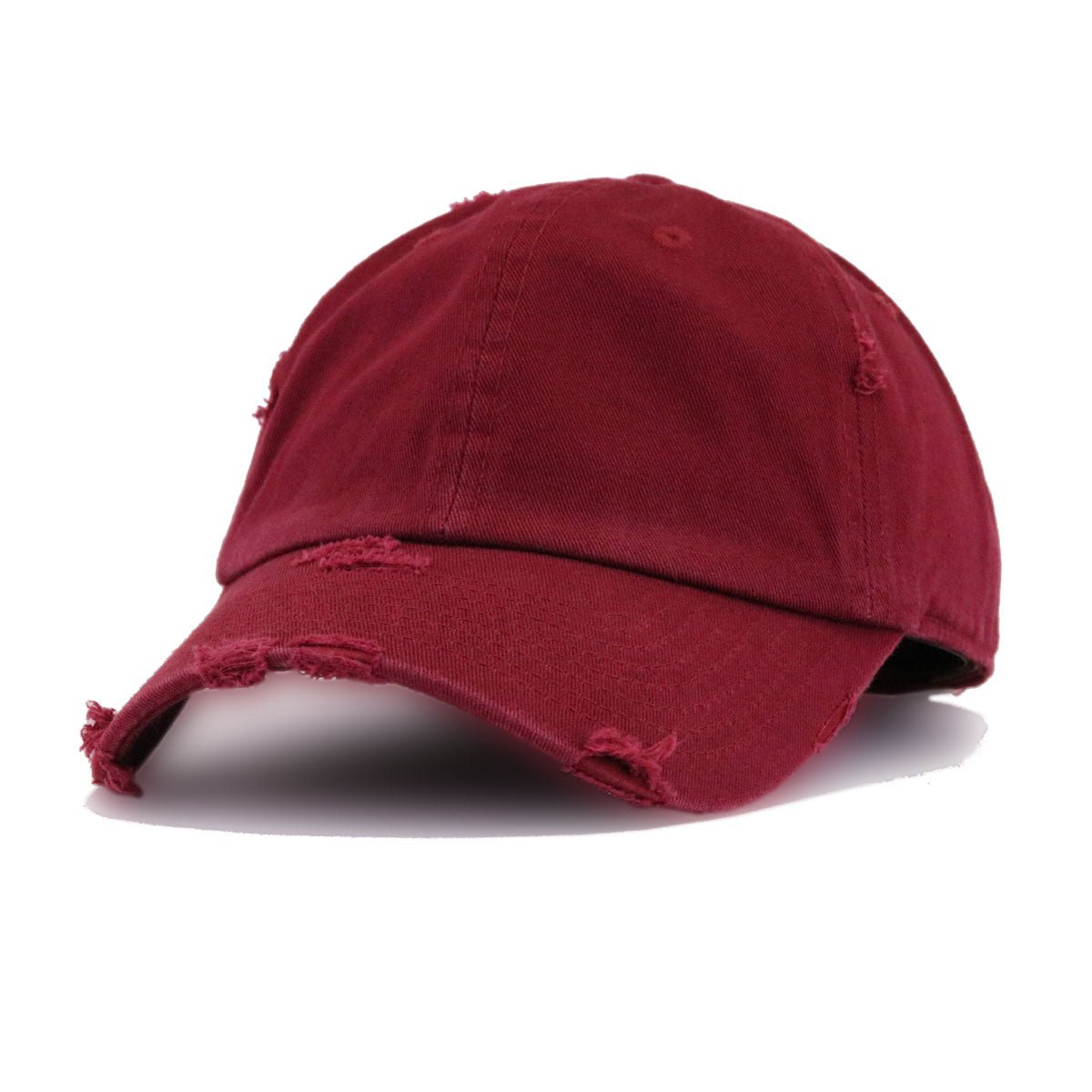 Distressed Maroon KBEthos Vintage Dad Hat