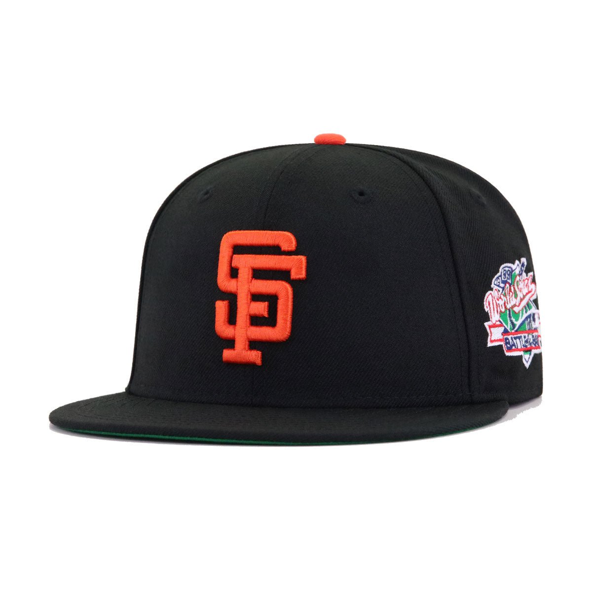 San Francisco Giants Black 1989 World Series Battle of the Bay Cooperstown Green Bottom New Era 59Fifty Fitted