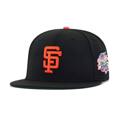 San Francisco Giants Black 1989 World Series Battle of the Bay Cooperstown Green Bottom New Era 59Fifty Fitted